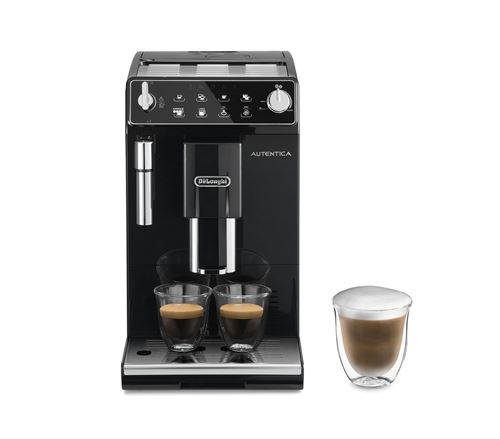 Delonghi - Autentica Cafetera Superautomática con Molinillo. 15 bares de presión, capacidad 1,8L, 1450W. Modelo ETAM29.510 Negro