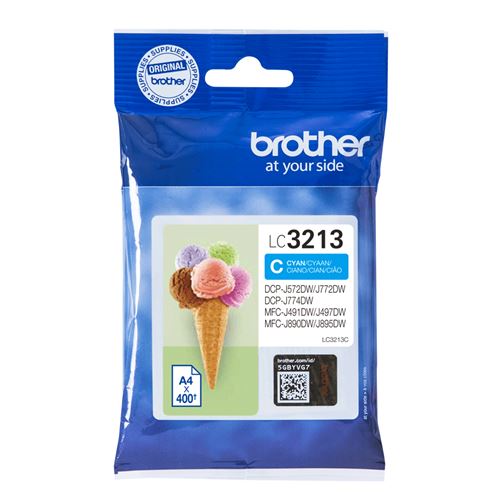 Cartouche d’encre Brother LC3213 Cyan