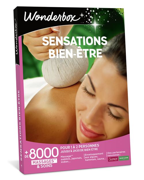Coffret cadeau Wonderbox Sensations bien-être
