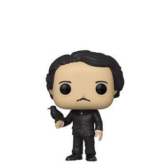 Figurine Funko Pop Icons Edgar Allan Poe avec le corbeau