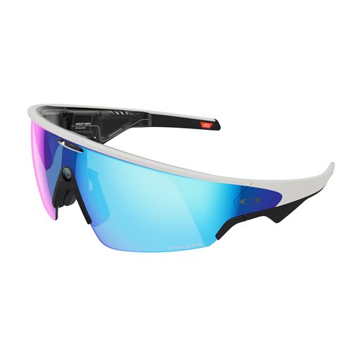 Lunettes connectées IA Meta Oakley Vanguard White Prizm Sapphire
