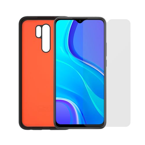 Pack Coque TPU Liquid + Protection écran en verre trempé Xiaomi pour Xiaomi Redmi 9