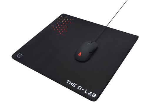 The G-Lab Noir Pad Caesium Tapis De Souris Gaming Xl (450 X 400 Mm) Surface Lisse, Base Antidérapante - Image 3