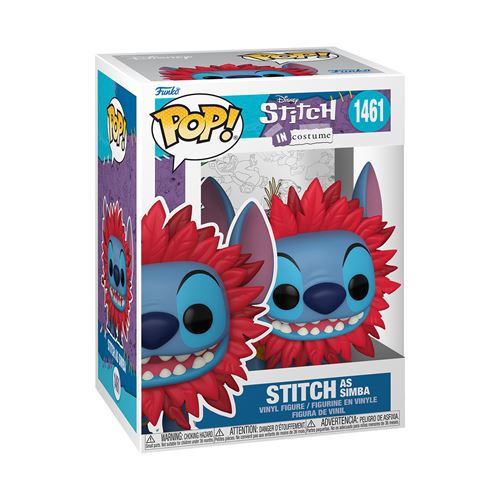 Figurine Funko Pop! Disney: Stitch Costume Simba - vue 2