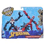 Pack de 2 figurines Spiderman Bend and Flex Carnage Venom