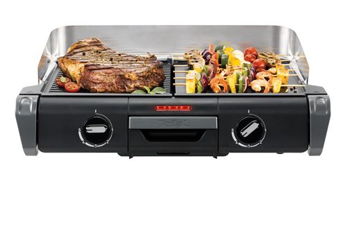 27€66 sur Grill 2 en 1 Tefal Family Flavor TG804D14 2400 W Tefal TG804D14 Barbecue Électrique BBQ Family Flavor 2 en 1