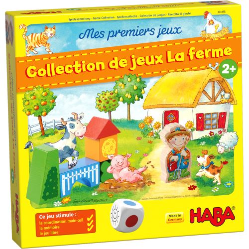 Mes premiers jeux Collection de jeux La ferme Haba