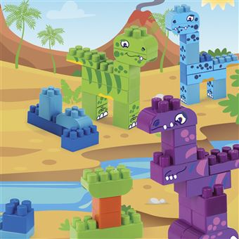 Jeu de construction Ecoiffier Coffret dinosaures 150 pièces Abrick