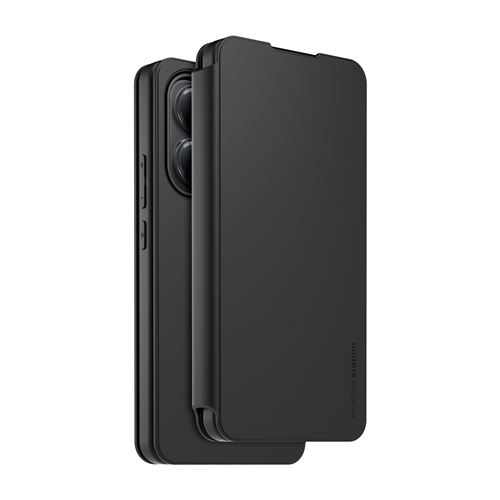Etui folio avec dragonne amovible Made For Xiaomi Noir pour Redmi Note 15 Pro+ 5G