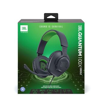 Casque Gaming circum-aural filaire JBL Quantum 100X Noir