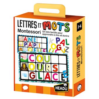Headu – Encyclopédie Des Petits Montessori – Jeu éducatif Lecture Et écriture Avec écritoire En Bois – 3-6 Ans – Fabriqué En Italie