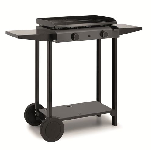 Chariot Base Acier 60 pour Plancha Base 60 Forge Adour CH BA 60 Noir