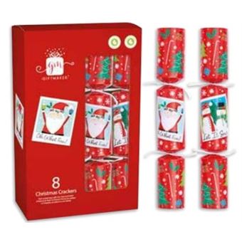 Boîte de 8 crackers Personnages de Noël Tom Smith Esprit Papier