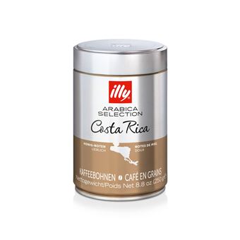 Café en grains Illy Arabica Selection Costa Rica 9980 Argent et Marron