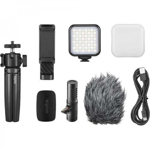 Kit De Vlogging Godox Vk2-Ax Noir