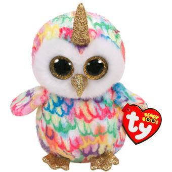 Peluche Ty Beanie Boo's Small Enchanted Le hibou Licorne - 1