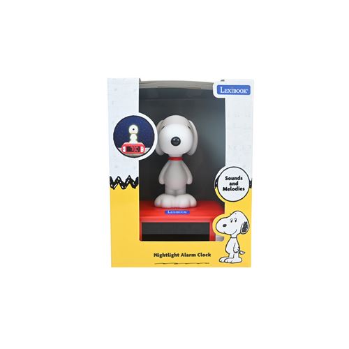 Lexibook Multicolore Réveil-Veilleuse Snoopy