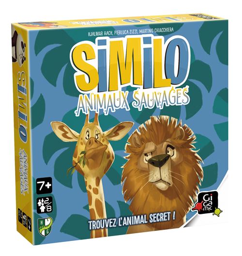 Gigamic Multicolore Jeu D’ambiance Similo Animaux Sauvages