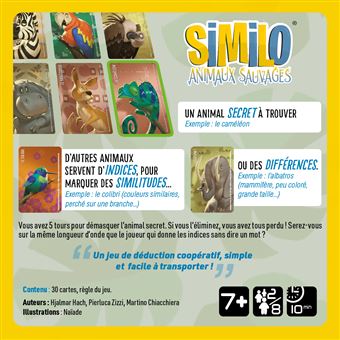 Jeu d'ambiance Gigamic Similo Animaux Sauvages - Jeux d'ambiance
