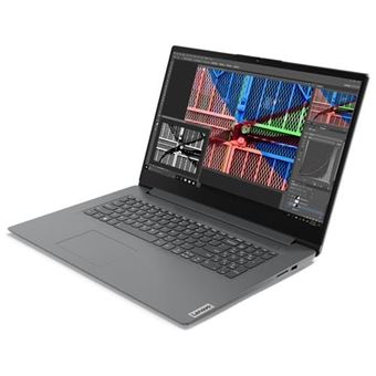 Lenovo V17 G2 ITL 82NX - Conception de charnière à 180 degrés - Intel Core i3 - 1115G4 / jusqu'à 4.1 GHz - Win 11 Home - UHD Graphics - 8 Go RAM - 512 Go SSD NVMe - 17.3" IPS 1920 x 1080 (Full HD) - 802.11a/b/g/n/ac/ax - gris de fer - clavier : Suisse