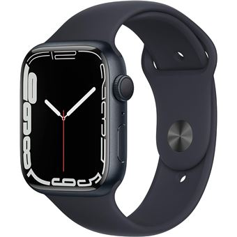 Apple Watch Serie 7 Boitier en aluminium Minuit 45 mm avec Bracelet Minuit Reconditionne par Lagoona Apple Watch Achat prix fnac