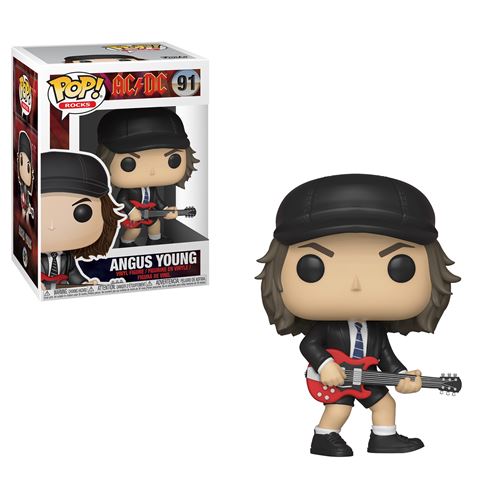 Funko Pop Angus Young Figura Coleccionable AC DC Vinilo 10 Cm