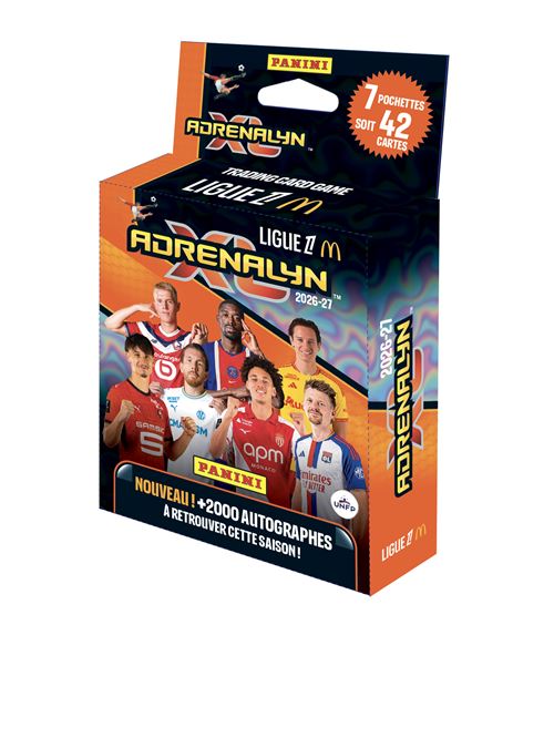 Cartes à collectionner Panini Adrenalyn Ligue 1 McDonald’ 2026 27 Blister 7 pochettes