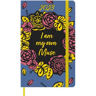 Agenda scolaire Moleskine 2022 2023 Semainier Frida Kahlo grand format Bleu