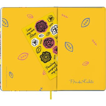 Agenda scolaire Moleskine 2022 2023 Semainier Frida Kahlo grand format Bleu