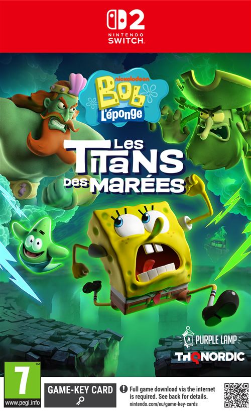 Bob 'Eponge Les Titans des Marées Nintendo Switch 2
