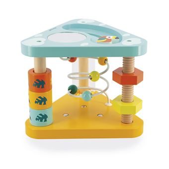 Jouet en bois Janod Tropik Triangle multi-activités