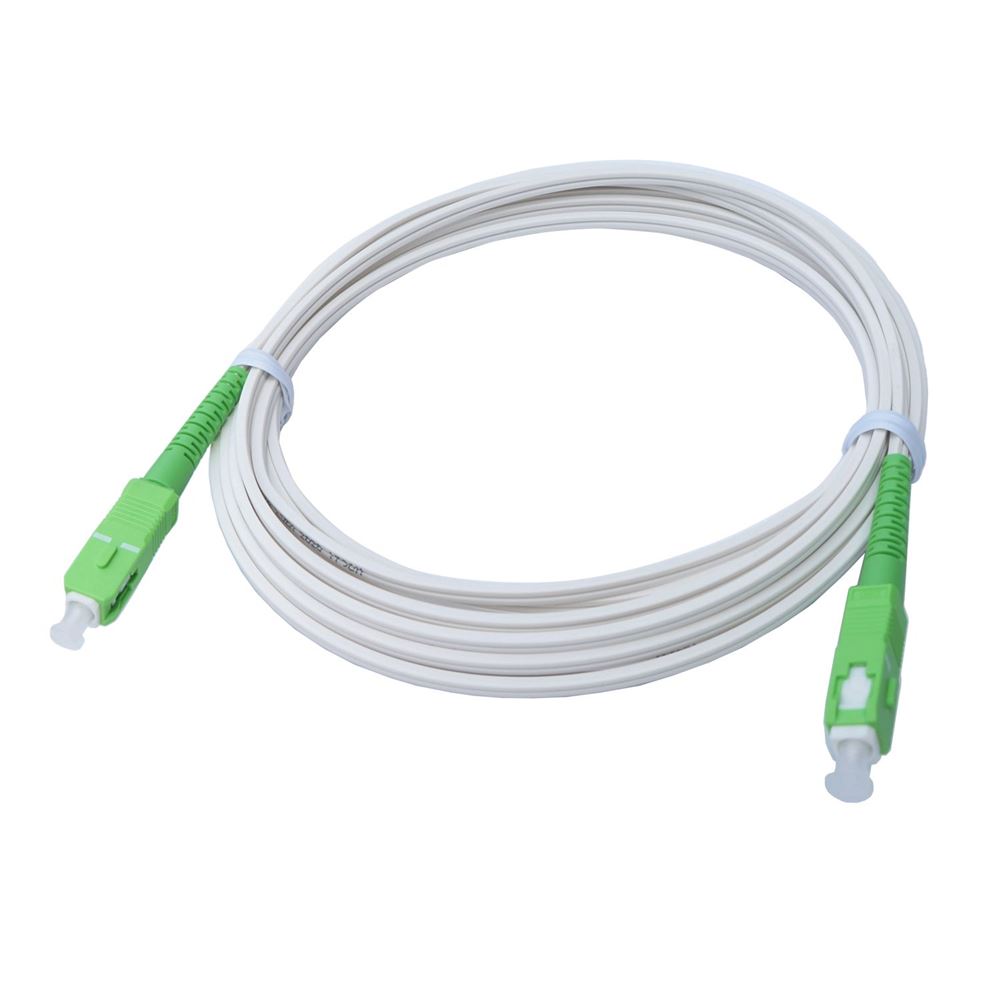 Câble fibre optique Temium 5 m Blanc et vert - Fnac.ch - Câbles ADSL