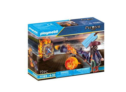 Playmobil Pirates 71189 Pirate et canon de feu État correct - Playmobil reconditionné disponible sur Fnac