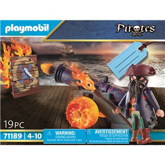 Playmobil Pirates 71189 Pirate et canon de feu