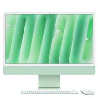 Apple iMac 24" écran retina 4,5K 512Go SSD 24 Go RAM Puce M4 CPU 10 cœurs GPU 10 cœurs Vert