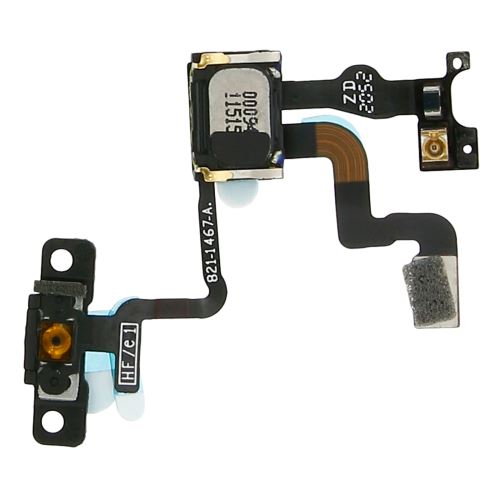 Avizar Nappe Power Bouton On/Off + Micro + Capteur de proximité pour iPhone 4S