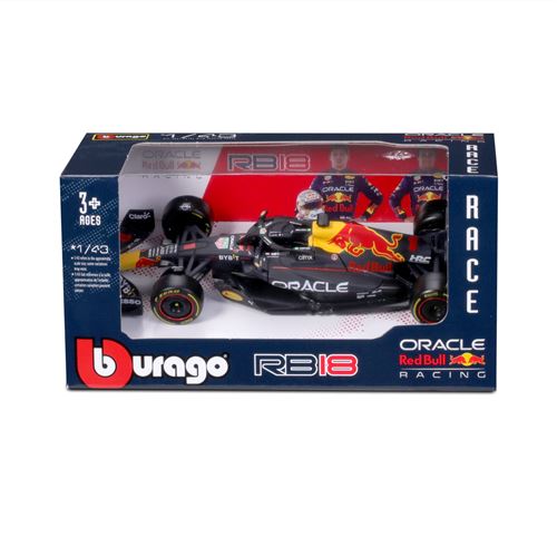 Véhicule Bburago Racing 2022 Redbull Honda RB18 Verstappen