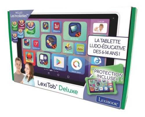 lexibook - tablette éducative de 10 pouces pour Enfant avec Applications  éducatives vert - Accessoire enfant - Rue du Commerce
