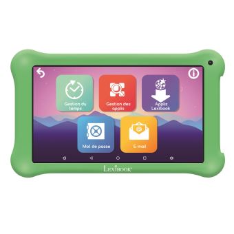 lexibook - tablette éducative de 10 pouces pour Enfant avec Applications  éducatives vert - Accessoire enfant - Rue du Commerce