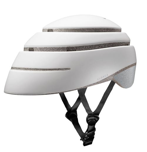 Casque de vélo pliable Closca Loop Réfléchissant Taille L Blanc