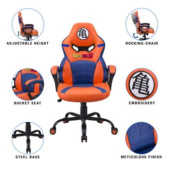 Siège gamer Subsonic Junior Dragon Ball Z Orange et bleu