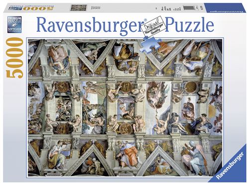 Puzzle 5000 pièces Ravensburger Chapelle Sixtine
