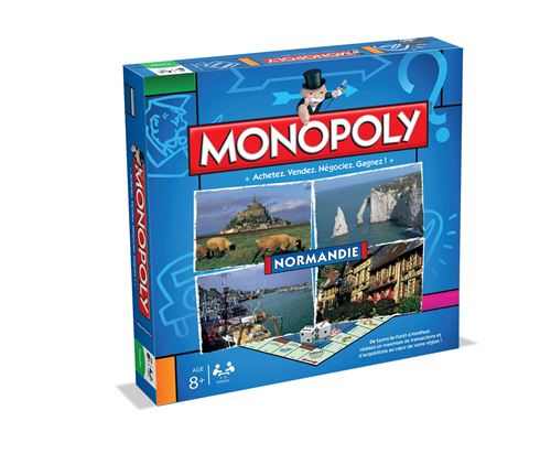 Boite de Jeu de stratégie Winning Moves Monopoly Normandie