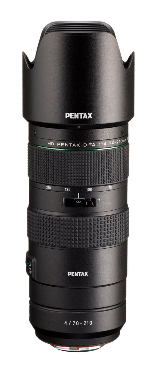 Objectif reflex Pentax HD D-FA 70-210mm f/4 ED SDM WR noir
