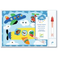 DJECO – Coffret Tampons Mix & Match Surprising Animals – 16 Cartes, 14 Tampons, Encres Ultra-lavables – Activité Créative Pour Enfants De 5 à 8 Ans