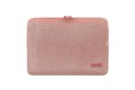 Housse Tucano Velluto BFVELMB16-PK pour MacBook Pro 16"/MacBook Pro 15" et PC portable 15.6" Rose pâle