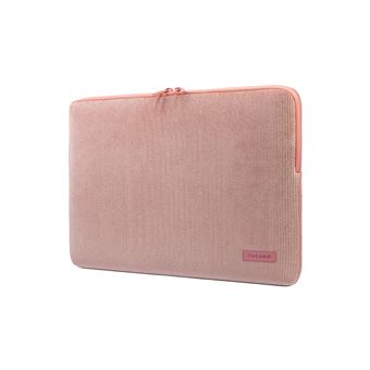 Housse Tucano Velluto BFVELMB16-PK pour MacBook Pro 16"/MacBook Pro 15" et PC portable 15.6" Rose pâle