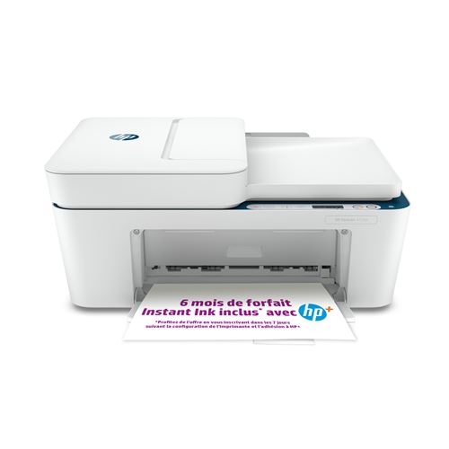 Imprimante Multifonction Tout-en-un Hp Deskjet Plus 4130e Blanc Reconditionné