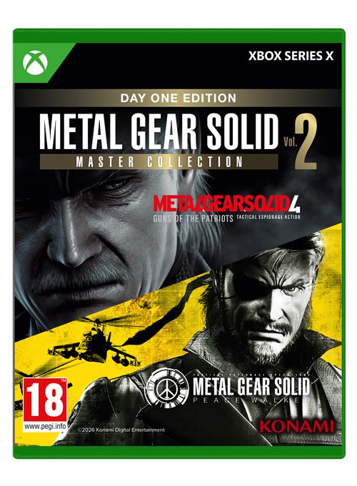 Metal Gear Solid Master Collection 2 D1 XSX - vue 2