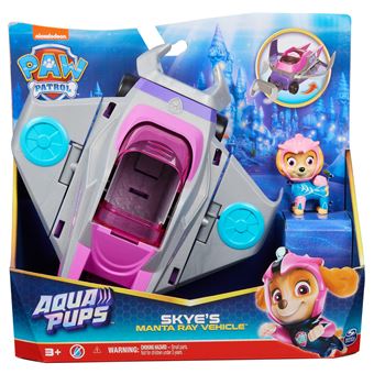 Véhicule avec Figurine Stella Paw Patrol Aqua Pups Pat’Patrouille